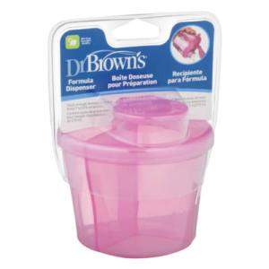 Dr Brown's Pojemnik Na Mleko W Proszku 270ml Różowy AC038