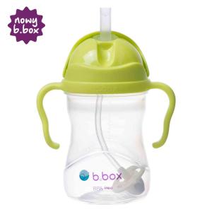 Nowy B.Box Innowacyjny Kubek Niekapek 240ml 6m+ Ananas ULEPSZONY