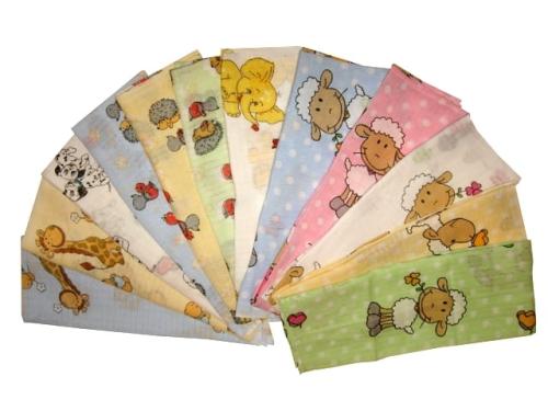 Pieluchy Tetrowe Kolorowe 60x80cm KOLOROWE 10szt