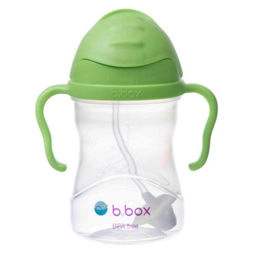 Nowy B.Box Innowacyjny Kubek Niekapek 240ml 6m+ ZIELONY ULEPSZONY
