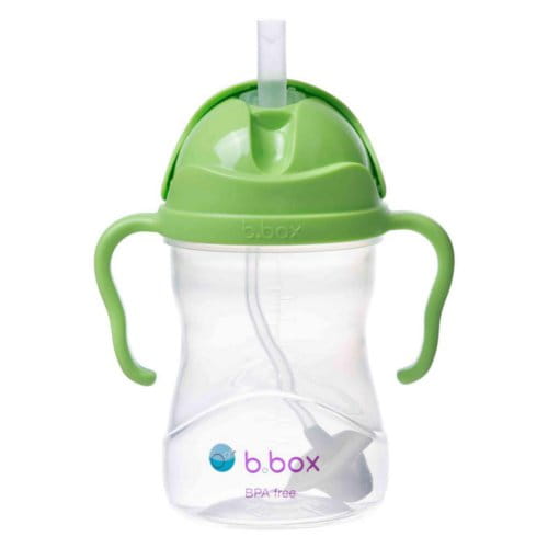 Nowy B.Box Innowacyjny Kubek Niekapek 240ml 6m+ ZIELONY ULEPSZONY