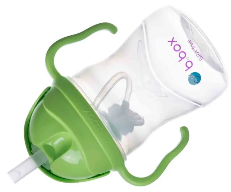 Nowy B.Box Innowacyjny Kubek Niekapek 240ml 6m+ ZIELONY ULEPSZONY