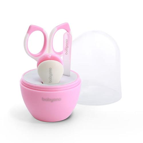 BabyOno Zestaw Do Pielęgnacji Paznokci Różowy 398/02