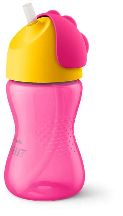 Philips Avent Kubek Ze Słomką 300ml 12+ Różowy 798/02