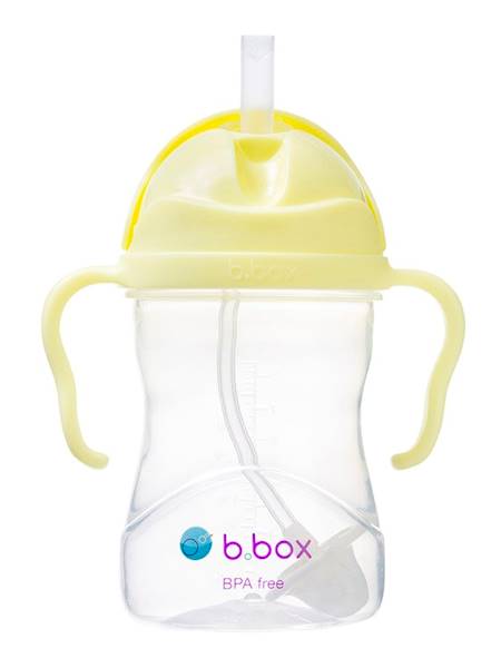 Nowy B.Box Innowacyjny Kubek Niekapek 240ml 6m+ BANANA
