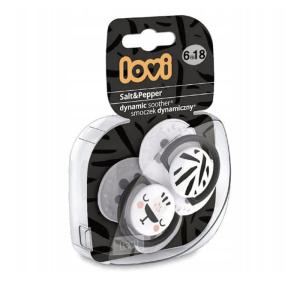 LOVI Smoczki Salt&Pepper 2 szt. 6-18m 22/879