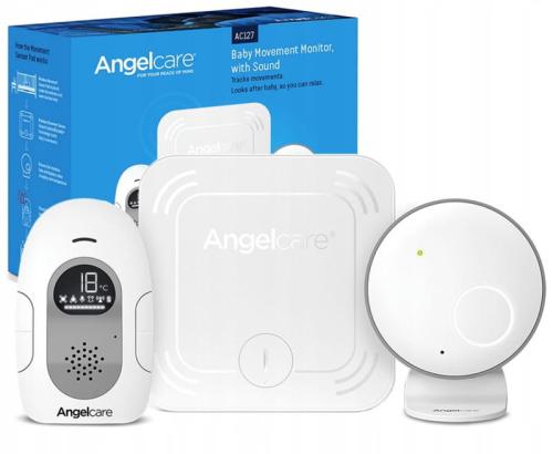 Angelcare Niania Elektroniczna Z Czujnikiem Ruchu Monitor Oddechu AC127