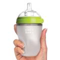 Comotomo Silikonowa Butelka Antykolkowa 150ml Zielona Newborn