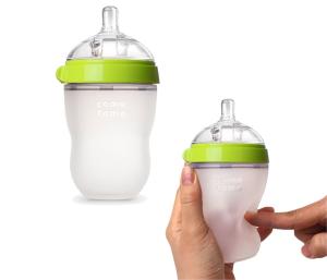 Comotomo Silikonowa Butelka Antykolkowa 250ml Zielona Baby