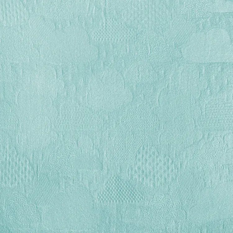 Bocioland Pieluszka Bambusowa Mini Otulacz 75x75cm CHMURKI AQUA