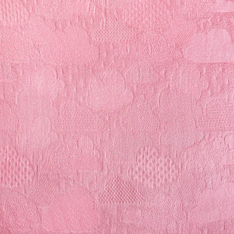 Bocioland Pieluszka Bambusowa Mini Otulacz 120x120cm CHMURKI Różowe