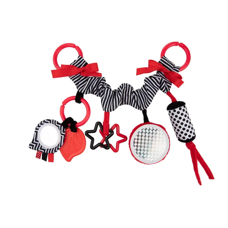 CANPOL Zawieszka Do Wózka Fotelika SENSORY TOYS 68/071 Czerwony