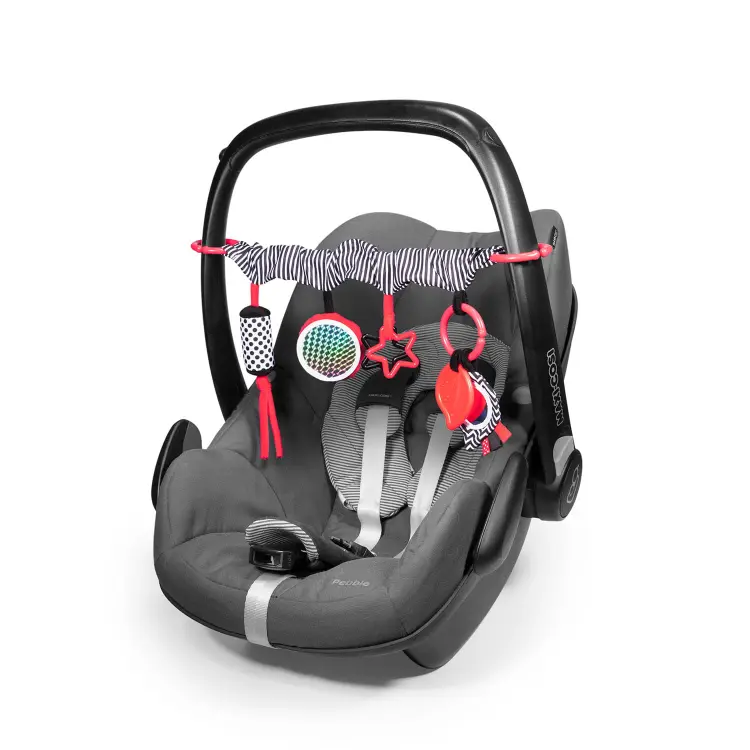 CANPOL Zawieszka Do Wózka Fotelika SENSORY TOYS 68/071 Czerwony