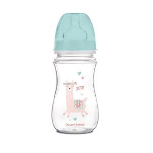 CANPOL Butelka Antykolkowa Szeroka 240 ml 35/221 Zielona