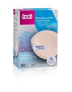 LOVI Wkładki Laktacyjne DISCREET 20 szt 19/610 Beżowe
