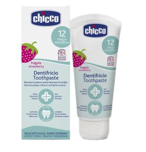 Chicco Pasta Do Zębów Bez Fluoru O Smaku Truskawkowym 50ml 12m+ 3651