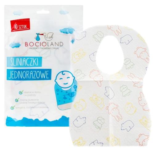 Bocioland Śliniaki Jednorazowe 10szt 1576