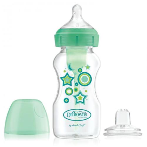 DR BROWN'S OPTIONS ZESTAW OD BUTELKI DO KUBKA 270ml WB9160 ZIELONY6