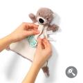 BabyOno Przytulanka Z Zawieszką Do Smoczka OTTER MAGGIE 739