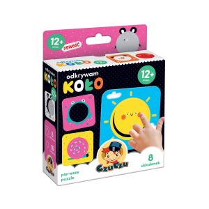 Czuczu Puzzle Odkrywam Koło 12m+ 16 Elem.