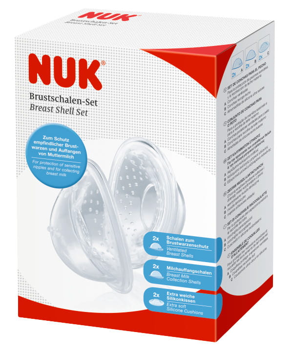 Nuk Zestaw Muszli Muszle Laktacyjnycje 6szt 252067