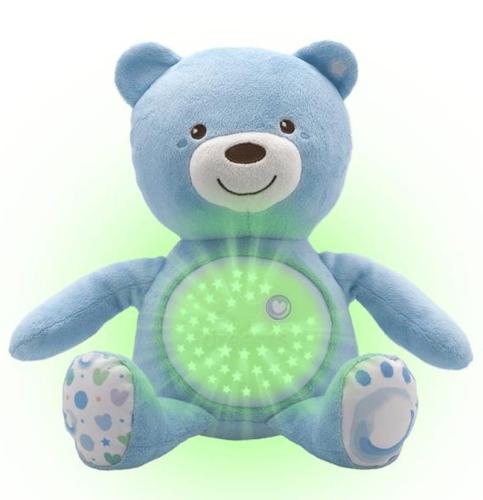 Chicco Miś Z Projektorem FIRST DREAMS 0m+ NIEBIESKI 0368