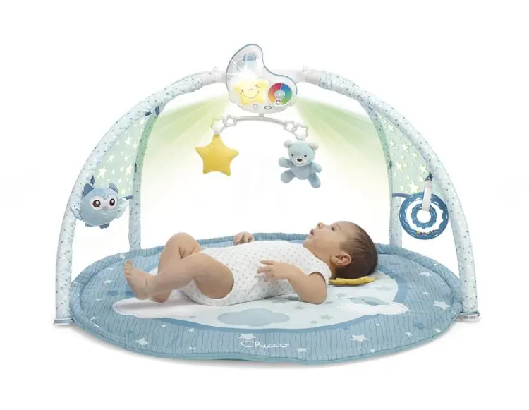 Chicco Mata Dla Niemowlaka 3w1 Enjoy Colurs Niebieska 2548