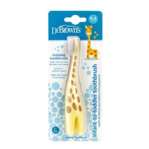 Dr BROWN'S SZCZOTECZKA DO ZEBÓW 0m+ Żyrafka HG060