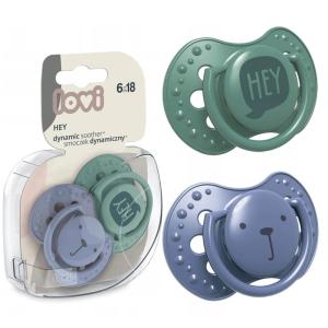 LOVI Smoczki Dynamiczne HEY 2 szt. 6-18m 22/887 Niebieskie