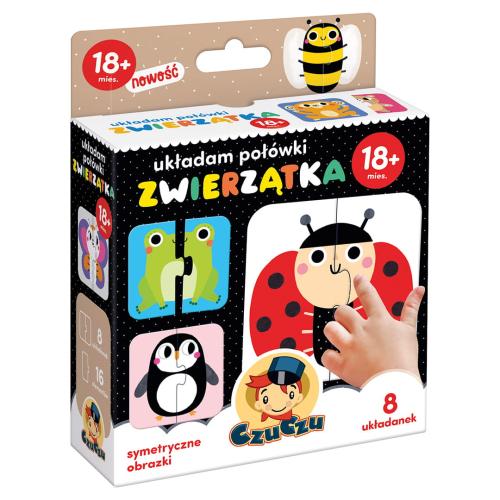 Czuczu Układam Połówki Zwierzątka 18M+ 1194