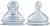 Nuk First Choice Plus Silikonowy Smoczek Na Butelkę 0-6 M 709245 2szt