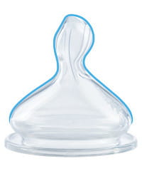 Nuk First Choice Plus Silikonowy Smoczek Na Butelkę 0-6 M 709245 2szt