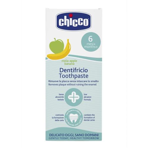 Chicco Pasta Do Zębów Z Fluorem O Smaku Jabłko - Banan 50ml 6m+ 8707