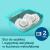 CANPOL Smoczki Silikonowe 2szt. 0-6m ROYAL 22/650 Niebieskie