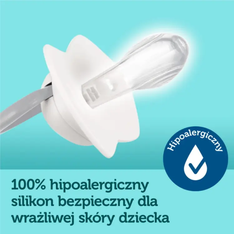 CANPOL Smoczki Silikonowe 2szt. 0-6m ROYAL 22/650 Niebieskie