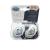 CANPOL Smoczki Silikonowe 2szt. 0-6m BONJOUR PARIS  22/647 Niebieskie