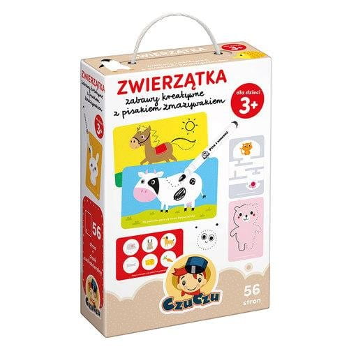 Czuczu Zwierzątka Zabawy Edukacyne z Pisakiem Zmazywakiem 3+ 3555