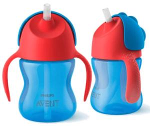 Philips Avent Kubek Ze Słomką 200ml 9+ Niebieski 796/01