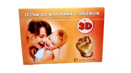Ramy Czasu Odcisk Odlew 3D Zestaw Do Wykonania 2x Odlewów