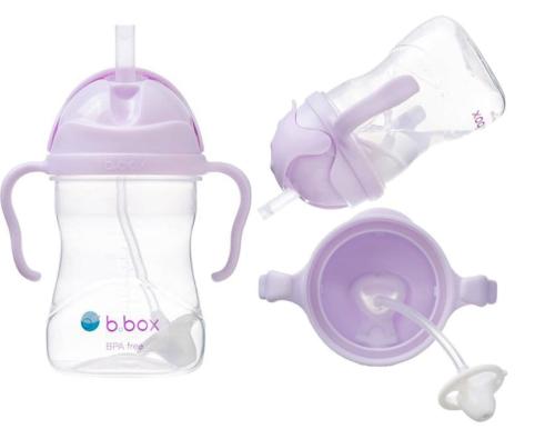 Nowy B.Box Innowacyjny Kubek Niekapek 240ml 6m+ BOYSENBERRY