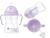 Nowy B.Box Innowacyjny Kubek Niekapek 240ml 6m+ BOYSENBERRY