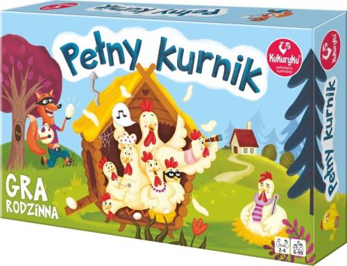 Kukuryku Gra Planszowa Pełny Kurnik 6+ 3117