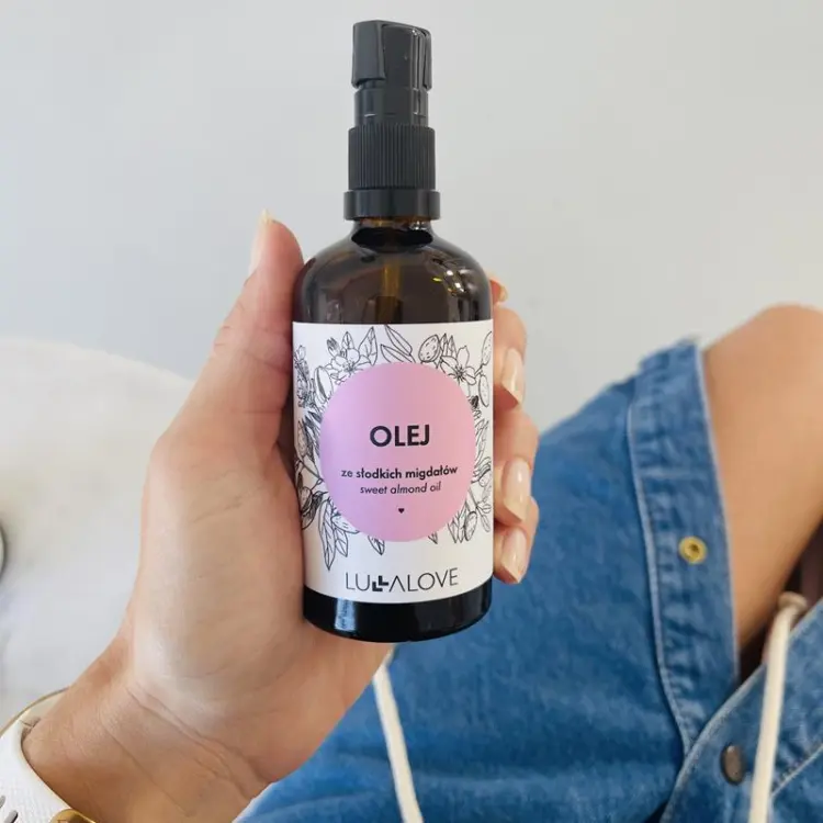 LULLALOVE Olej Migdałowy Do Twarzy i Włosów 100 ml