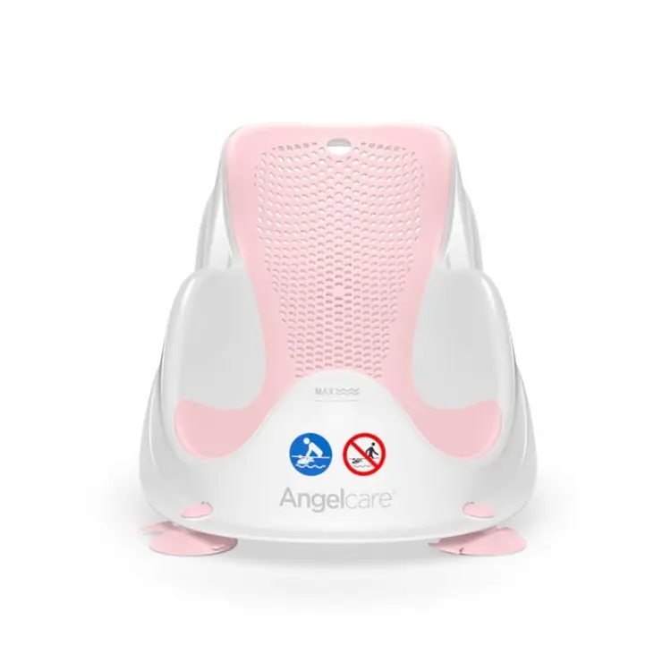 Angelcare Leżaczek Kąpielowy Fotelik FIT 0M+ Różowy