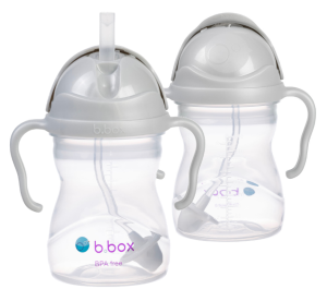 Nowy B.Box Innowacyjny Kubek Niekapek 240ml 6m+ Szary
