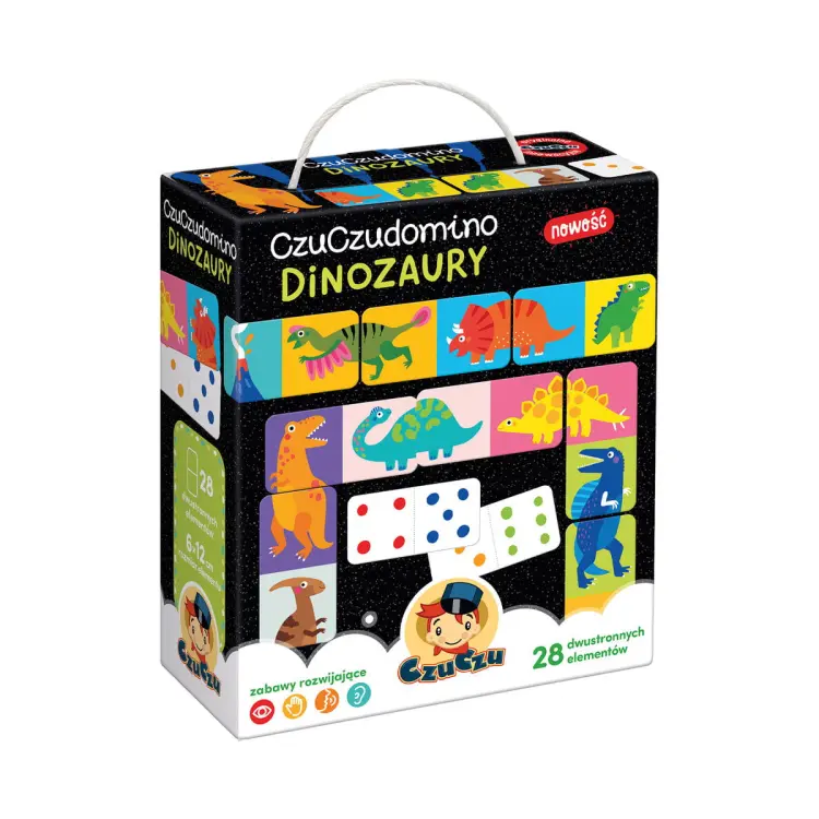 Czuczu Gra Domino Dinozaury 2+ 1620