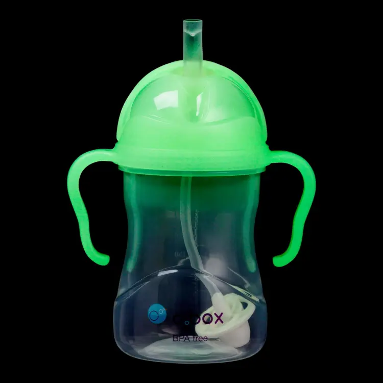 B.Box Innowacyjny Kubek Niekapek 240ml 6m+ Glow Świecący w Ciemności 5230