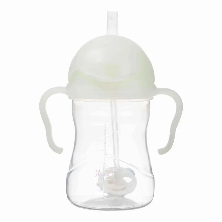 B.Box Innowacyjny Kubek Niekapek 240ml 6m+ Glow Świecący w Ciemności 5230