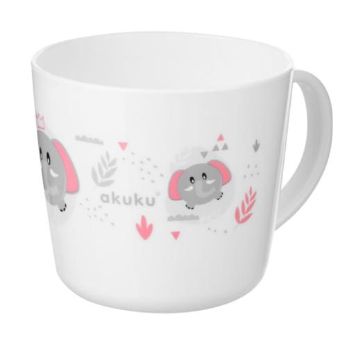 Akuku Lekki Kubek Z Uchwytem Słonik 250ml 0497