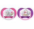 Avent Smoczek Uspokajający 2szt 6+ 6-18M Ultra Air Różowy 080/08